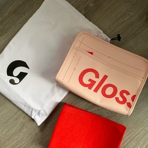 Glossier makeup bag